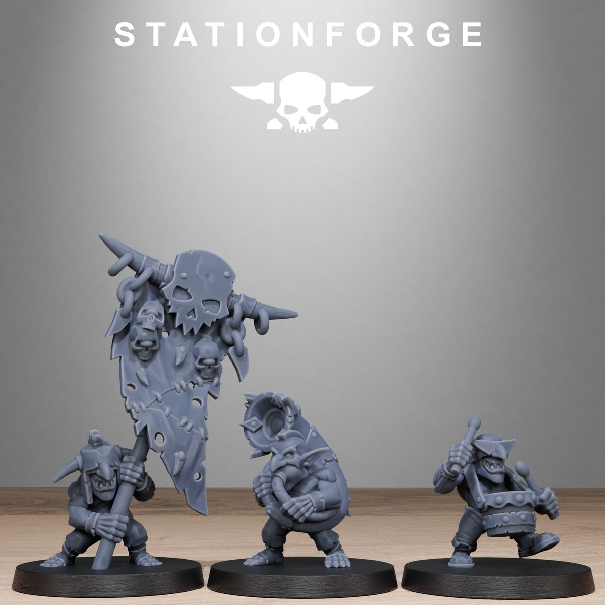 Orkaz Grand Nutta 3.0 by Station Forge – Resin Printed Grimdark Sci-Fi Kit