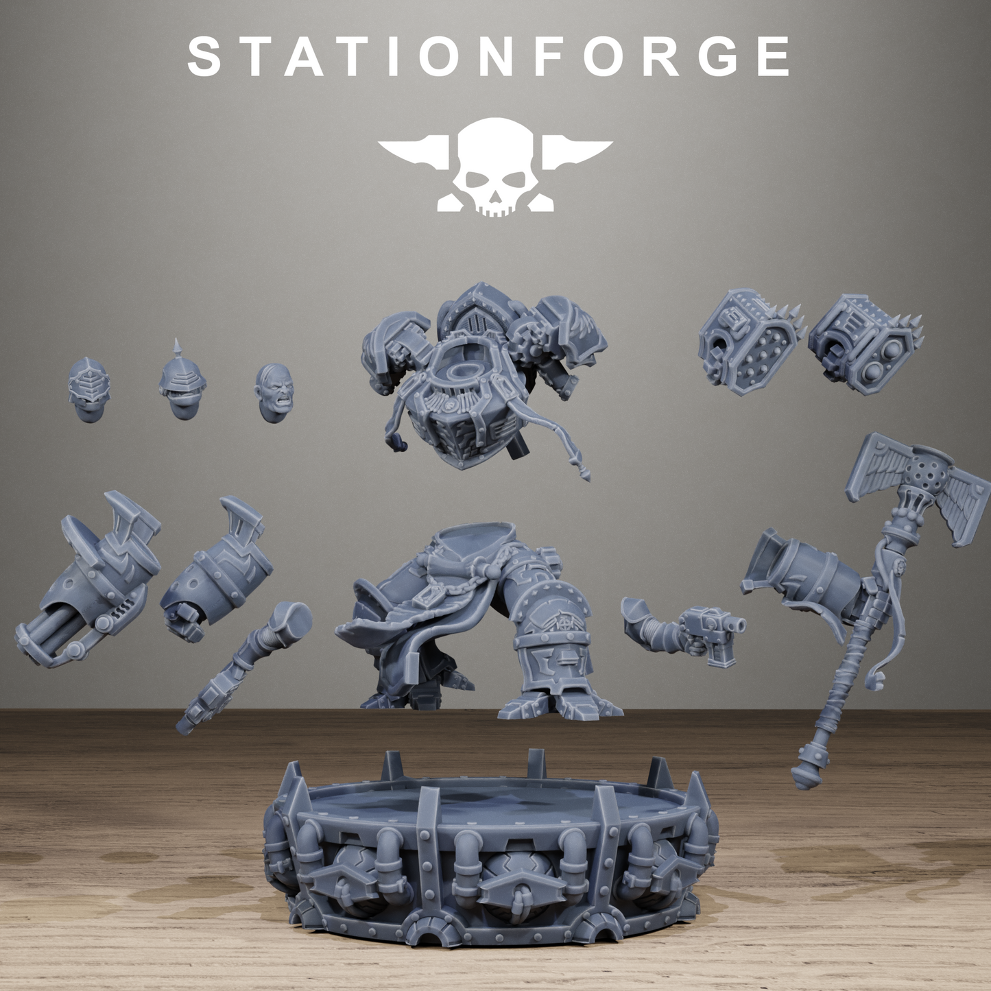 Vodalite Dominium by Station Forge – Resin Printed Grimdark Sci-Fi Mini (28/32mm)