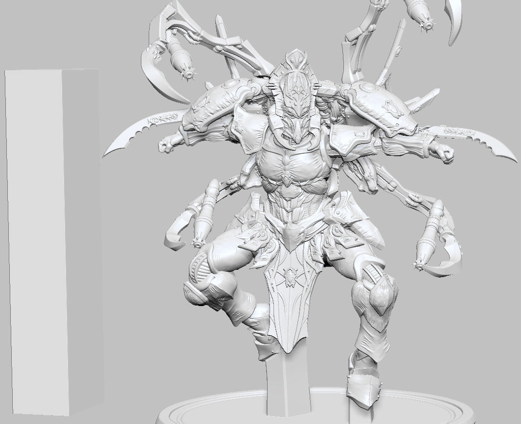 Black Widow by 3DArtGuy 32mm scale, 50mm or 100mm, Miniature War Gaming Figure, Grim Dark, Proxy, Space Elf