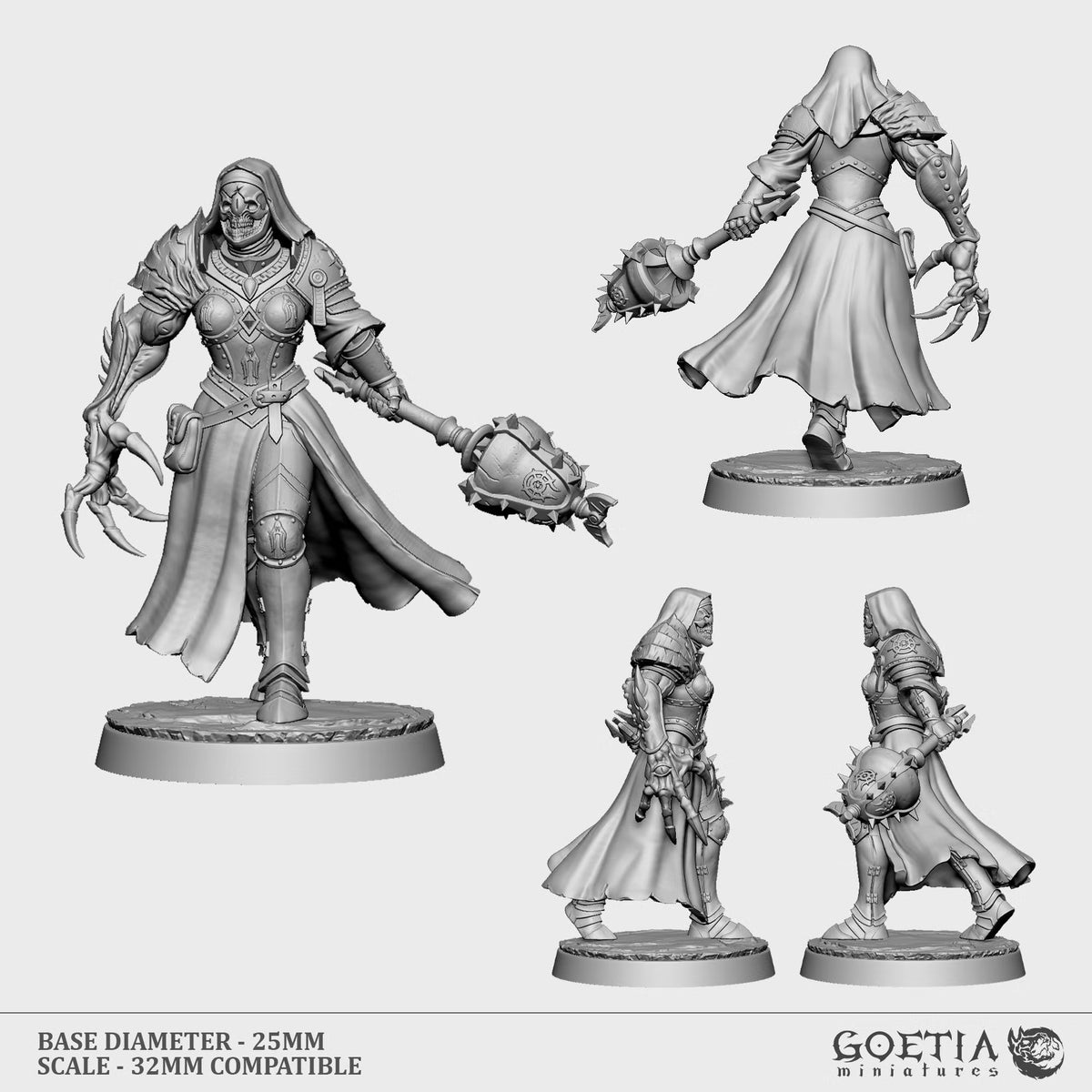 Daughter Naamah, Revealed by Goetia Miniatures – Resin 25mm