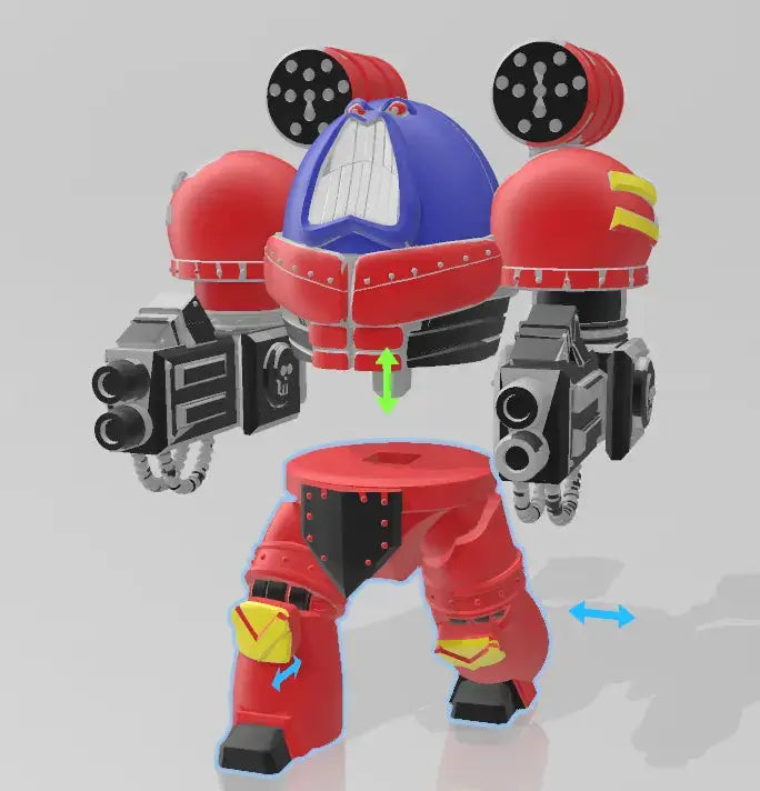 Star Defender Titan by 3DArtGuy 28/32mm scale, 85mm, Miniature War Gaming Figure, Grim Dark, Space, Proxy, Space King My Store