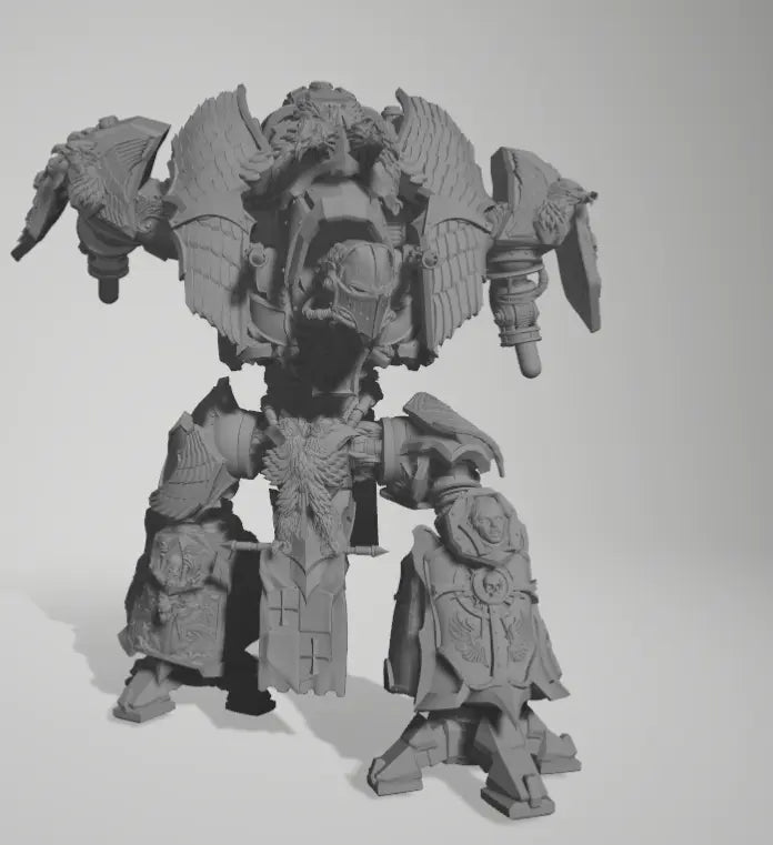 Medieval Mech Knight by 3DArtGuy 32mm scale, 50, 180mm, Miniature War Gaming Figure My Store