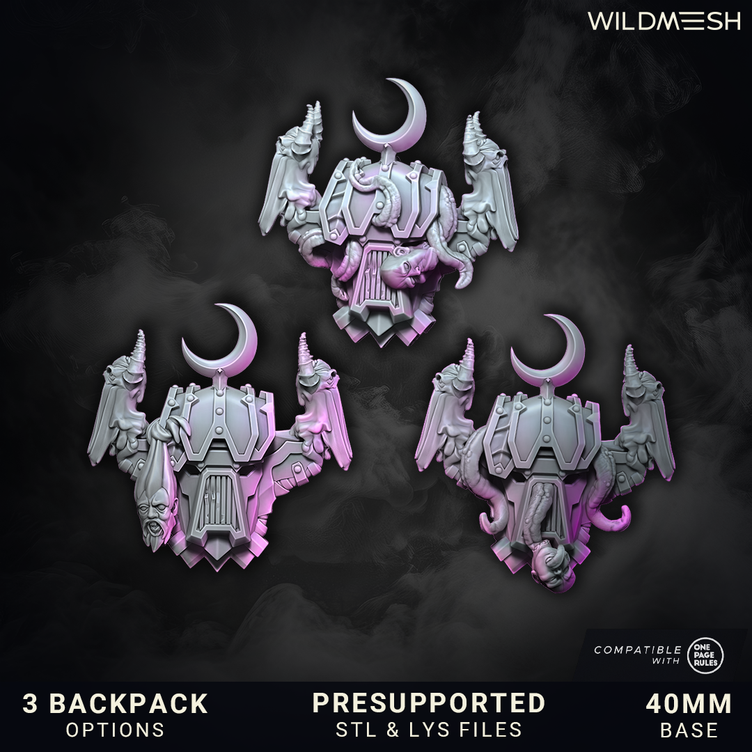 Shards of Excess by Wild Mesh 28/32mm Heroic Scale Miniature, 35mm tall, 3 Units