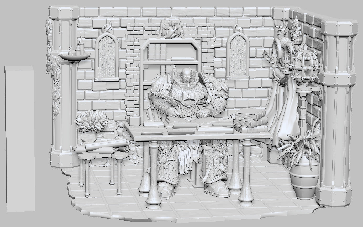 True Believer by 3DArtGuy 28/32mm scale, 50mm or 100m Miniature War Gaming Figure