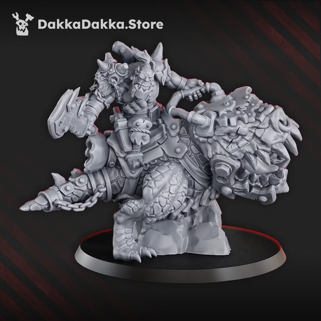 Arzott Da Toot on Supahog by DakkaDakka – Resin Printed Ork Rider