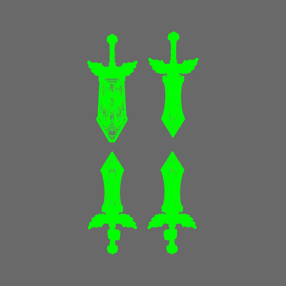 Arthurian Knights Electro Great Sword - Medieval Energy Weapon for 28mm Grim Dark Models