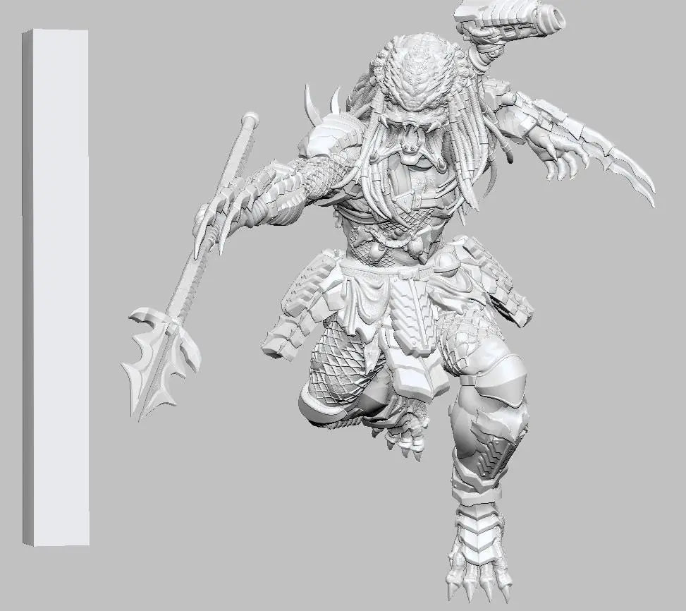 Apex Hunter by 3DArtGuy 50mm or 100m Miniature War Gaming Figure