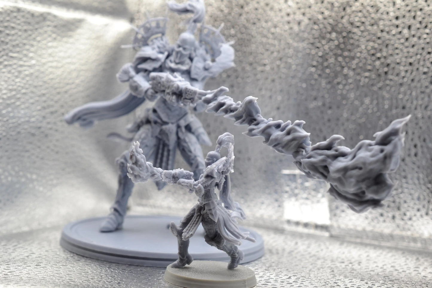 Angry Paladin by 3DArtGuy 32mm scale, 50mm or 100mm, Miniature War Gaming Figure