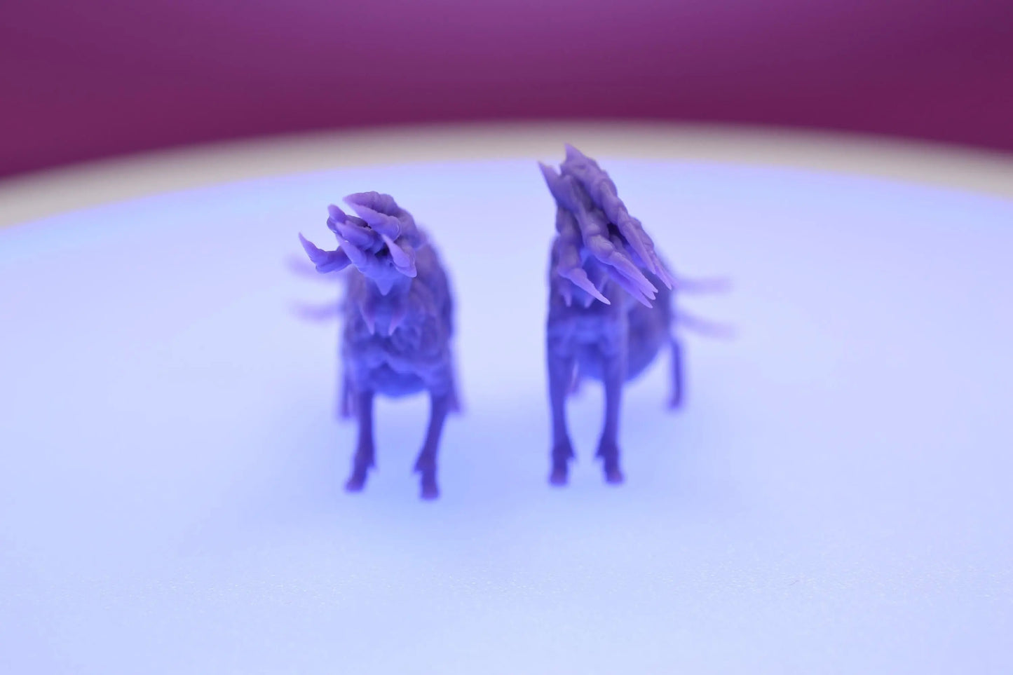 Unholy Infested Hounds by Papikels Miniature, Double Miniature, 32mm Scale, War Gaming, Proxy for Trench Crusade