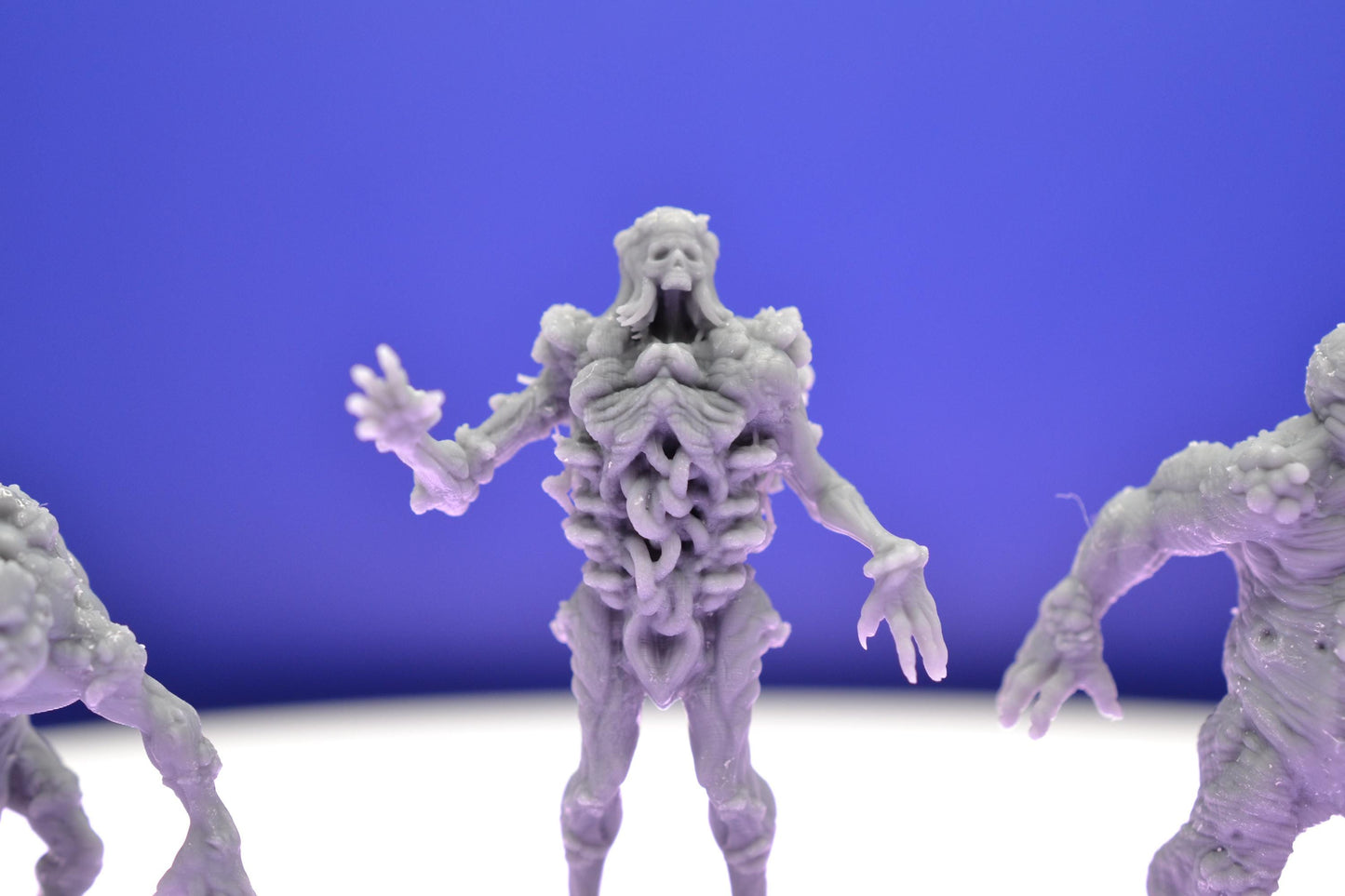 Malignant Grail Thralls by Papikels Miniature, 4 Figures, 32mm Scale, War Gaming, Proxy for Trench Crusade, Warhammer, Nurgle