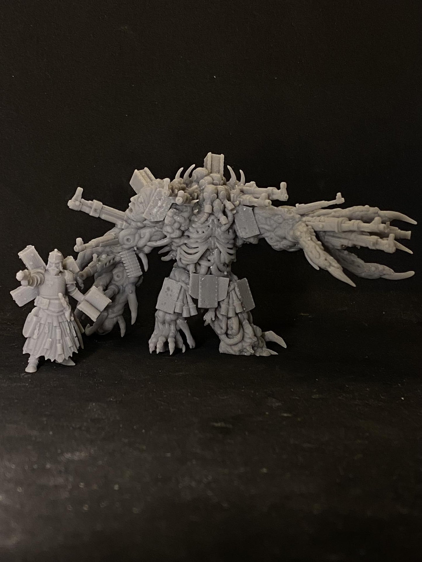 MALIGNANT AMALGAM by Papsikels Miniature, 80mm Miniature, 32mm Scale, War Gaming, Proxy for Trench Crusade, Table top gaming, Black Grail