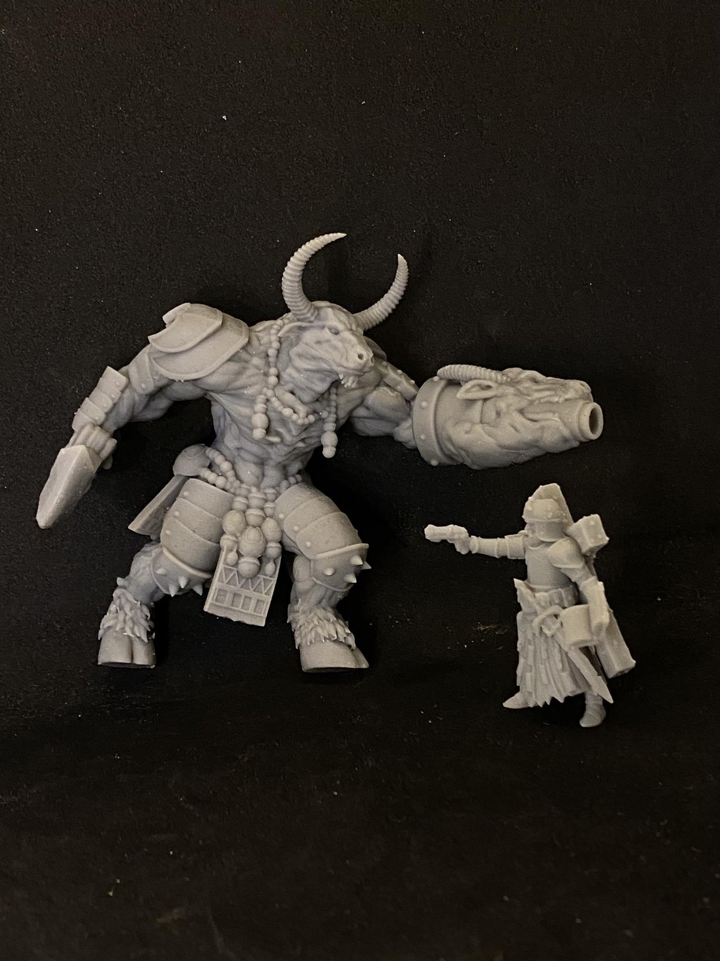 Brazen Carabao by Papsikels Miniature, 80mm Miniature, 32mm Scale, War Gaming, Proxy: Trench Crusade, Table top gaming, Near Future, Fantasy