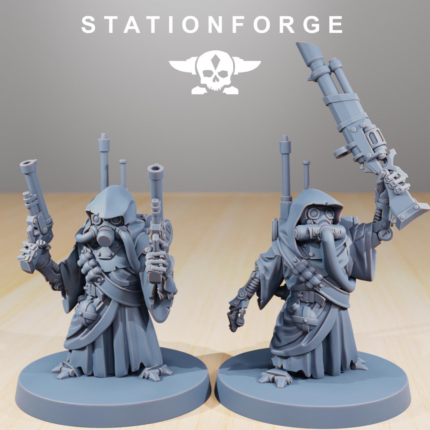 Scavenger Junkard by Station Forge 28mm Heroic Scale Miniature, 28mm tall, 10 Units, Proxy, Grimdark, Sci-Fi, OPR