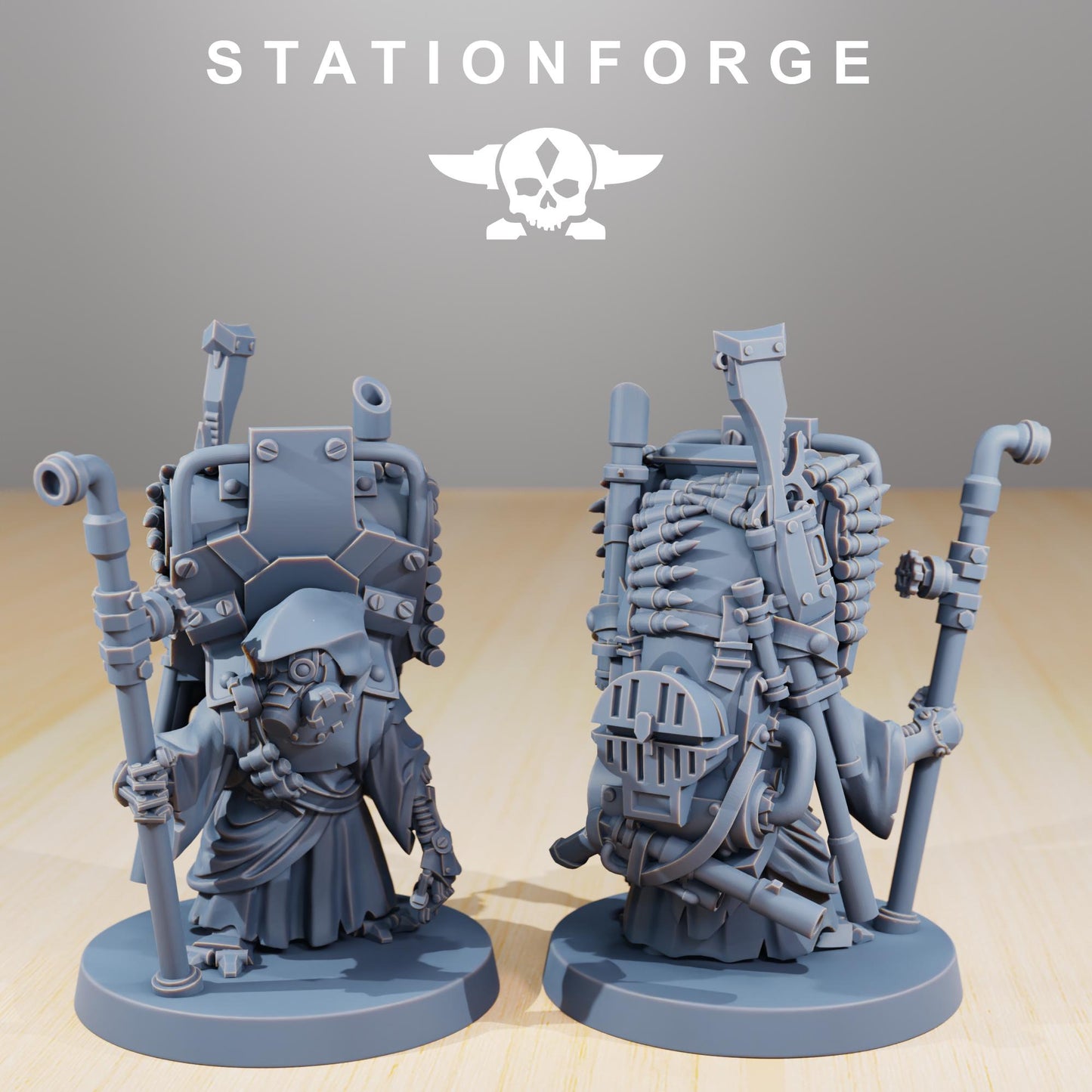Scavenger Junkard by Station Forge 28mm Heroic Scale Miniature, 28mm tall, 10 Units, Proxy, Grimdark, Sci-Fi, OPR