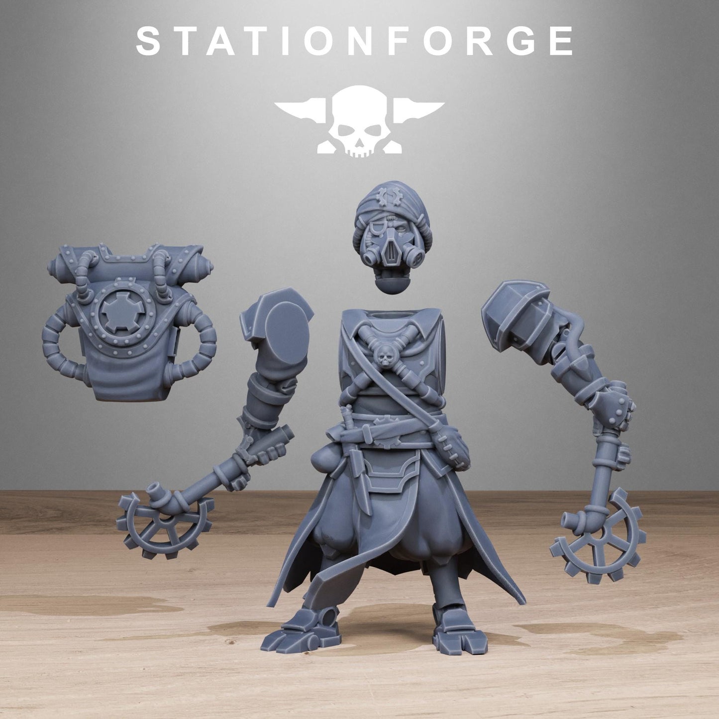 Scavanger Scorchers by Station Forge 28mm Heroic Scale Miniature, 32mm tall, 10 Units, Proxy, Grimdark, Sci-Fi, OPR, Guard, Chaos