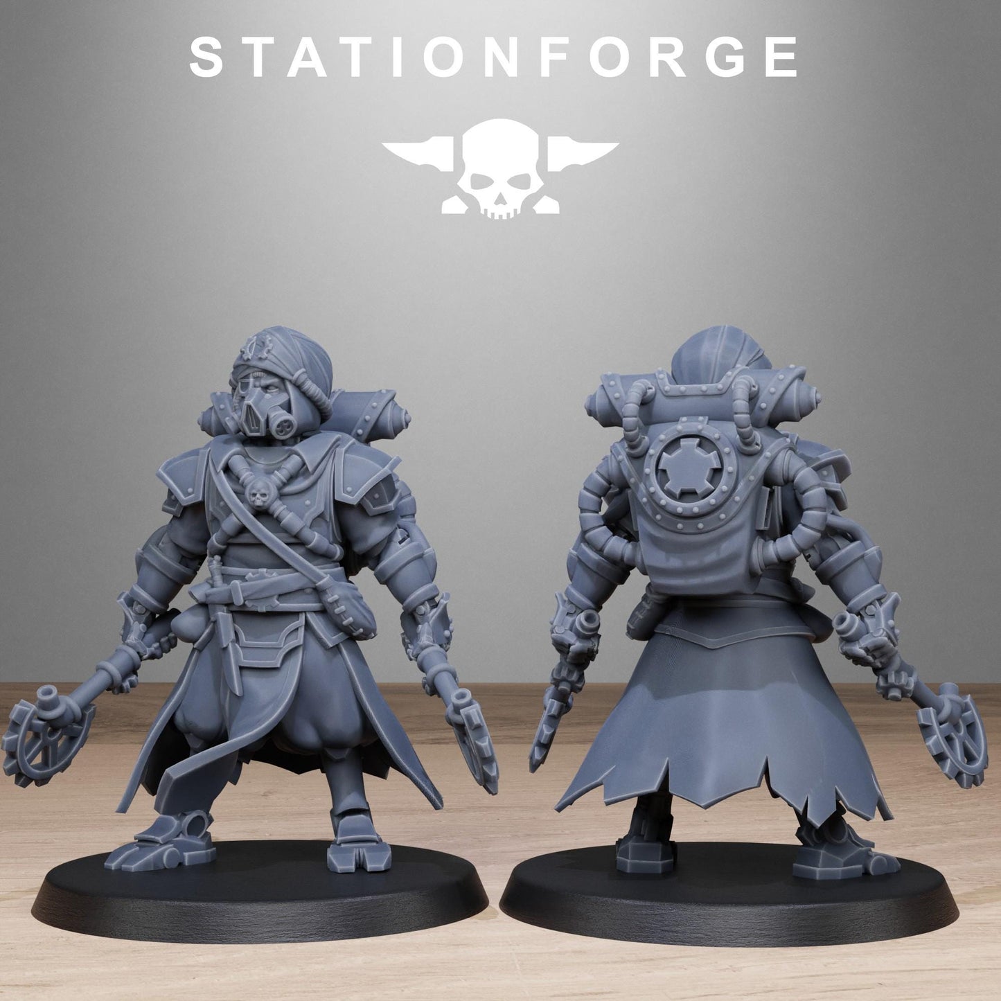 Scavanger Scorchers by Station Forge 28mm Heroic Scale Miniature, 32mm tall, 10 Units, Proxy, Grimdark, Sci-Fi, OPR, Guard, Chaos