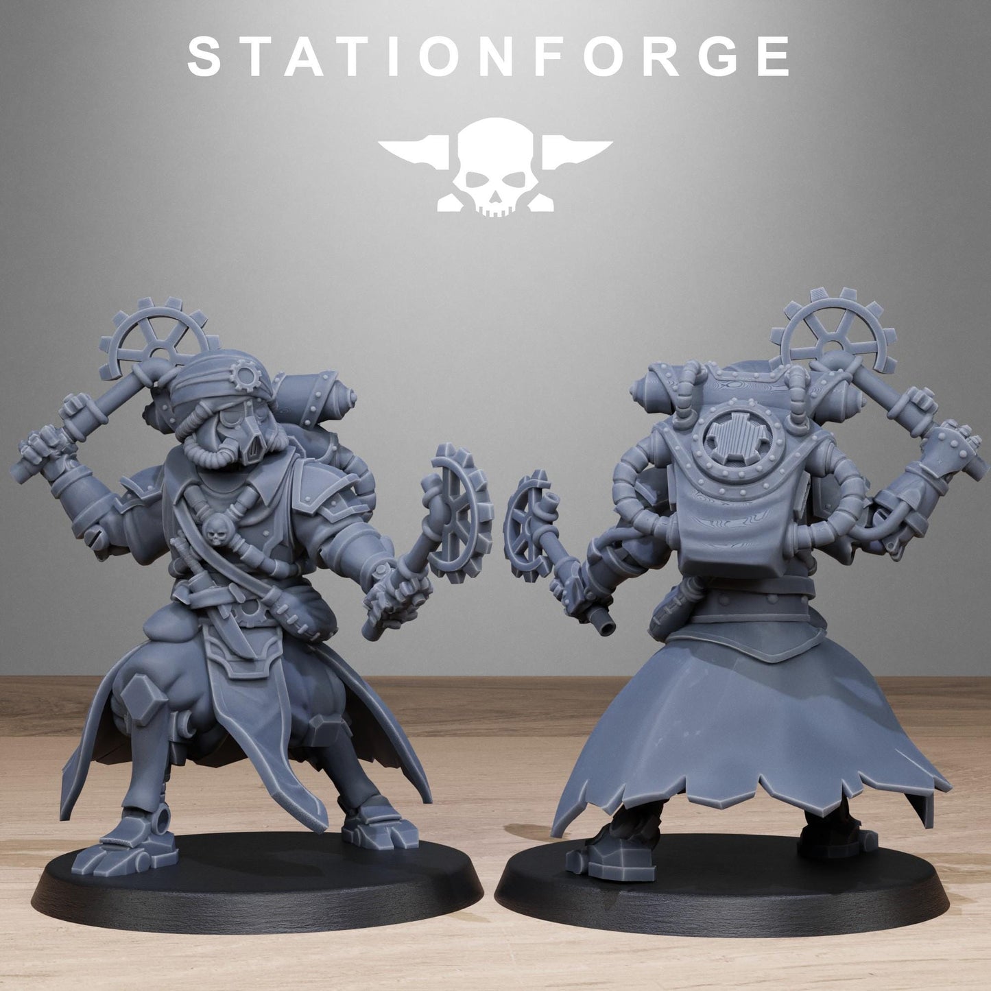 Scavanger Scorchers by Station Forge 28mm Heroic Scale Miniature, 32mm tall, 10 Units, Proxy, Grimdark, Sci-Fi, OPR, Guard, Chaos