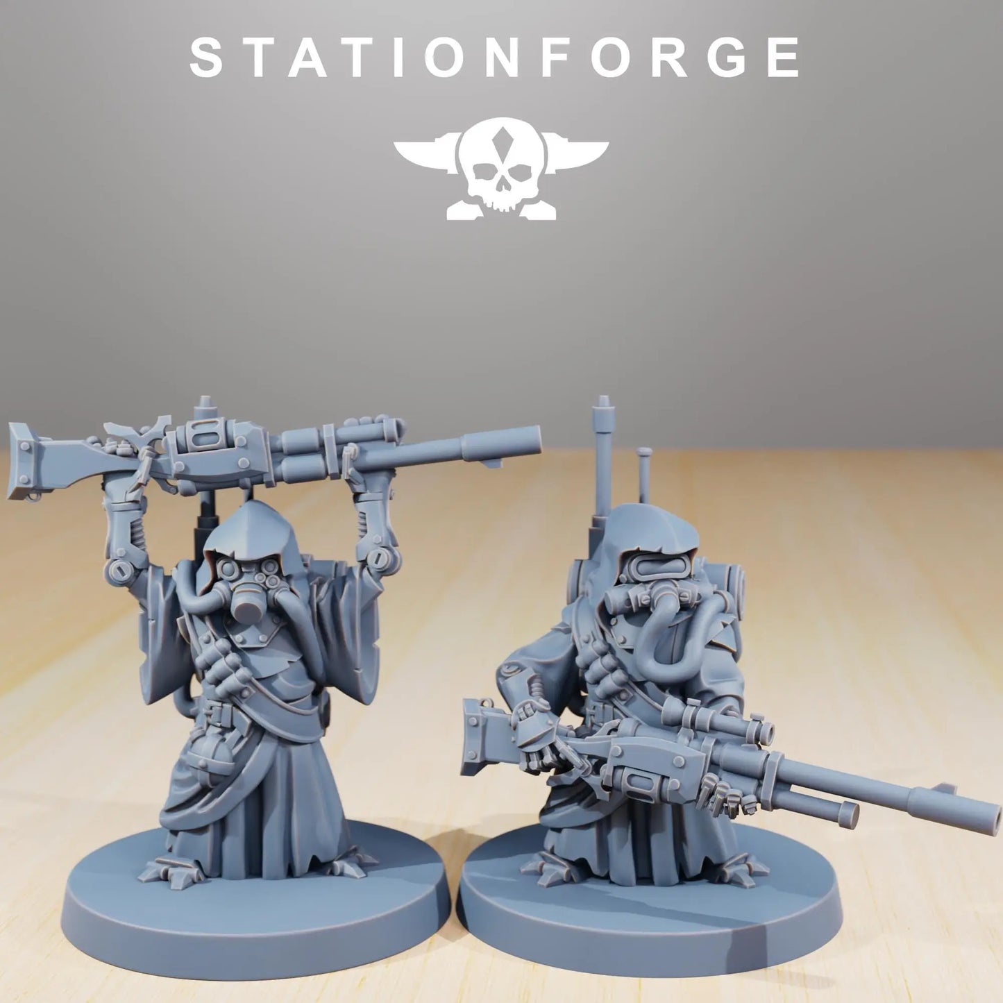 Scavenger Junkard by Station Forge 28mm Heroic Scale Miniature, 28mm tall, 10 Units, Proxy, Grimdark, Sci-Fi, OPR
