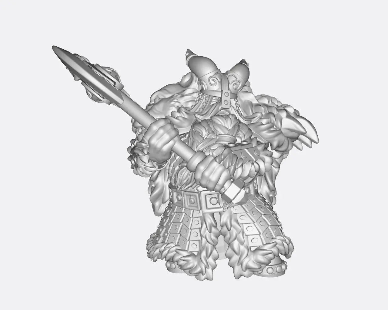 Dwarf Lord 3 by Ghamak Fantasy 28mm Scale Miniature, 25mm tall, Dwarf, Fantasy, Old World, LOTR, DnD