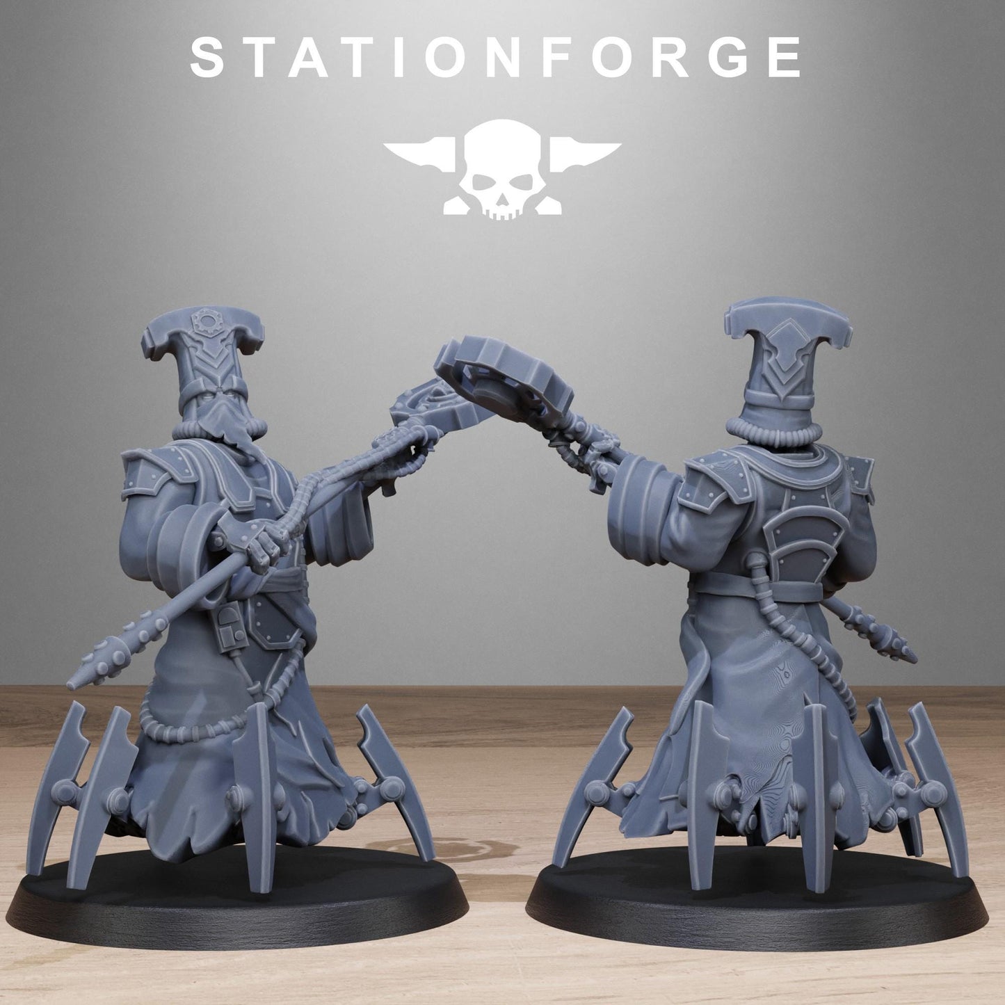 Scavanger Scorchers by Station Forge 28mm Heroic Scale Miniature, 32mm tall, 10 Units, Proxy, Grimdark, Sci-Fi, OPR, Guard, Chaos