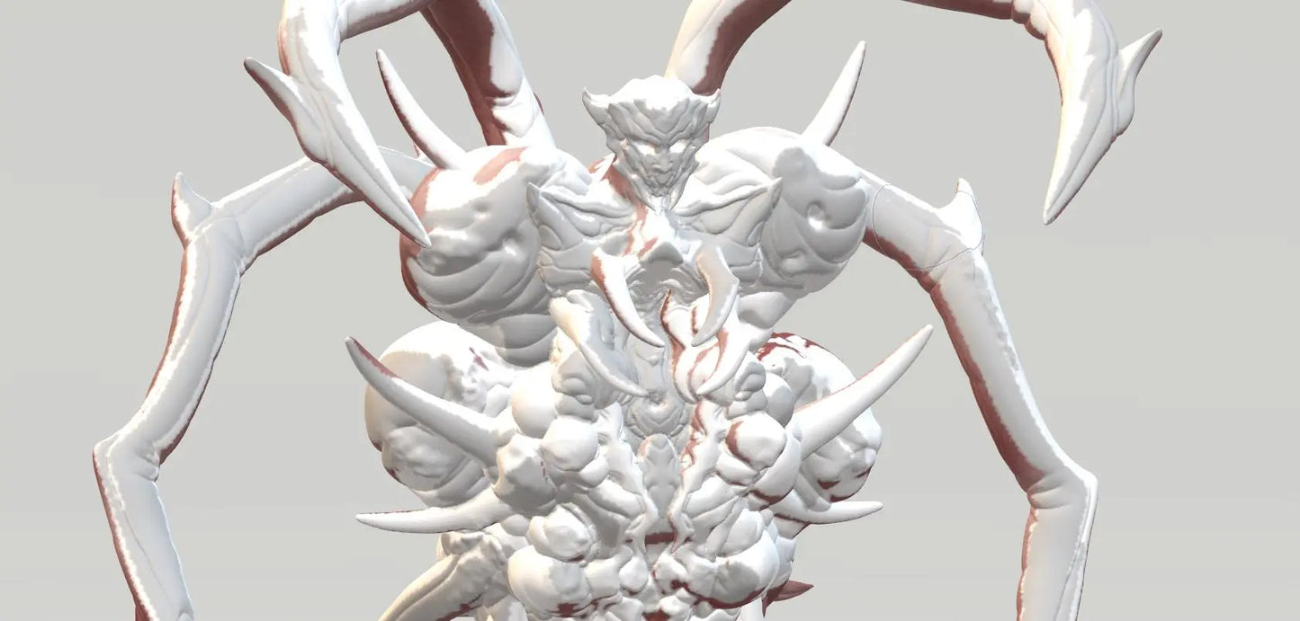 Necromorph Guardian by Papsikels Miniature, 32mm Heroic Scale, War Gaming, Proxy for Dead Space, Aliens vs Humans, Sci-fi