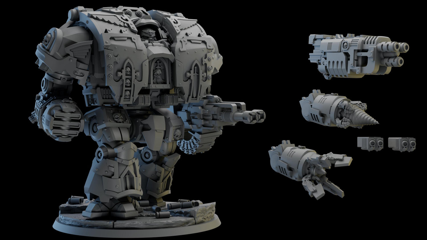 Omega War Hulk by Ghamak Heroic 28mm Scale Miniature, 98mm tall