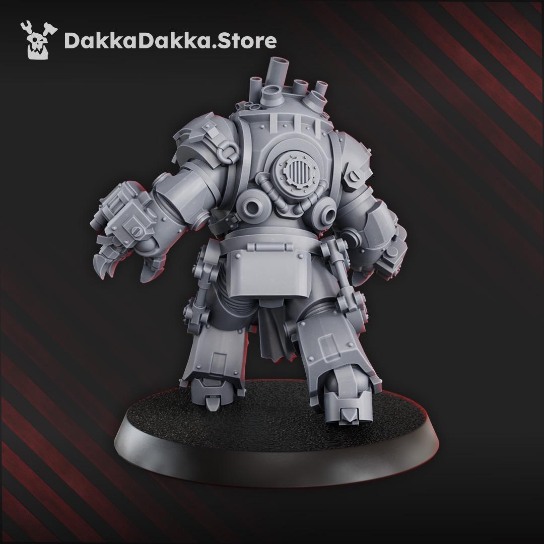 Gorgwork Mechdread by DakkaDakka 28mm Heroic Scale Miniature, 70mm tall