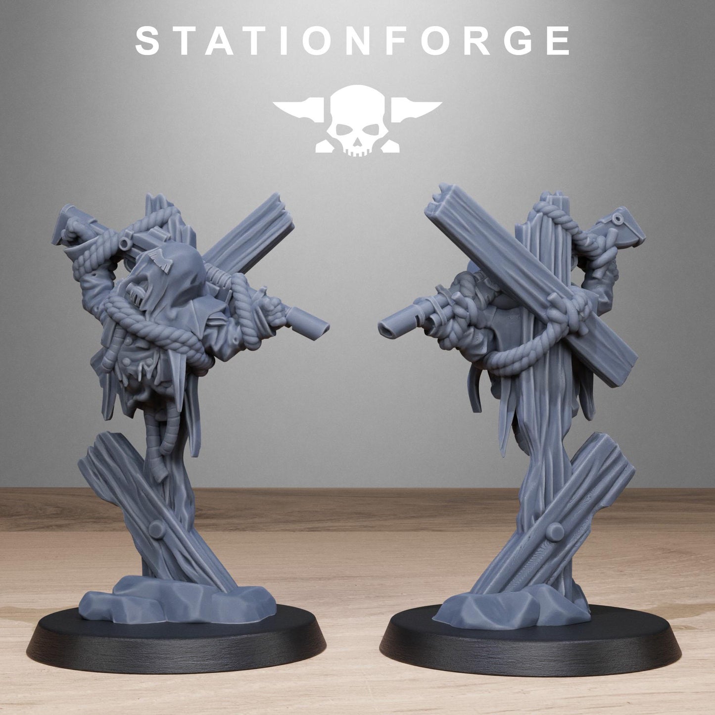GrimGuard Objective Markers by Station Forge 28mm Heroic Scale Miniature, 10 Markers, Proxy, Grimdark, Sci-Fi, OPR, Trench Crusade