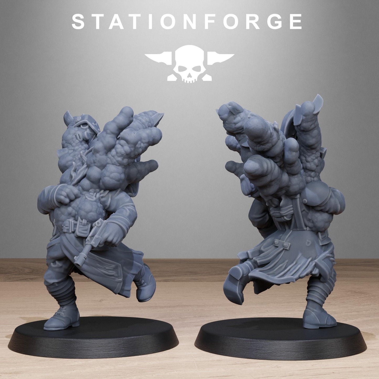GrimGuard Objective Markers by Station Forge 28mm Heroic Scale Miniature, 10 Markers, Proxy, Grimdark, Sci-Fi, OPR, Trench Crusade
