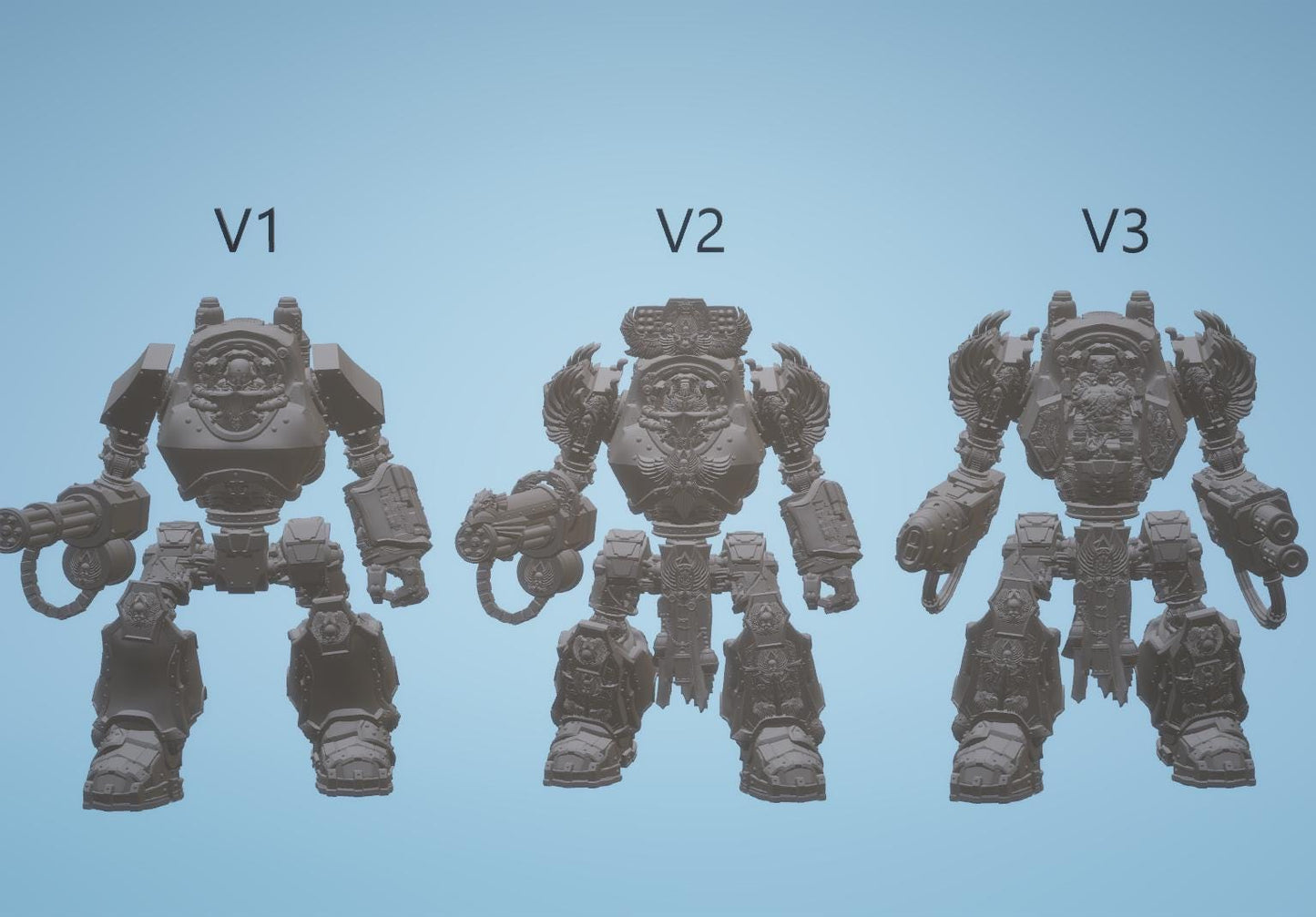 Venerable One by 3DArtGuy 32mm scale, 50mm or 100mm, Miniature War Gaming Figure