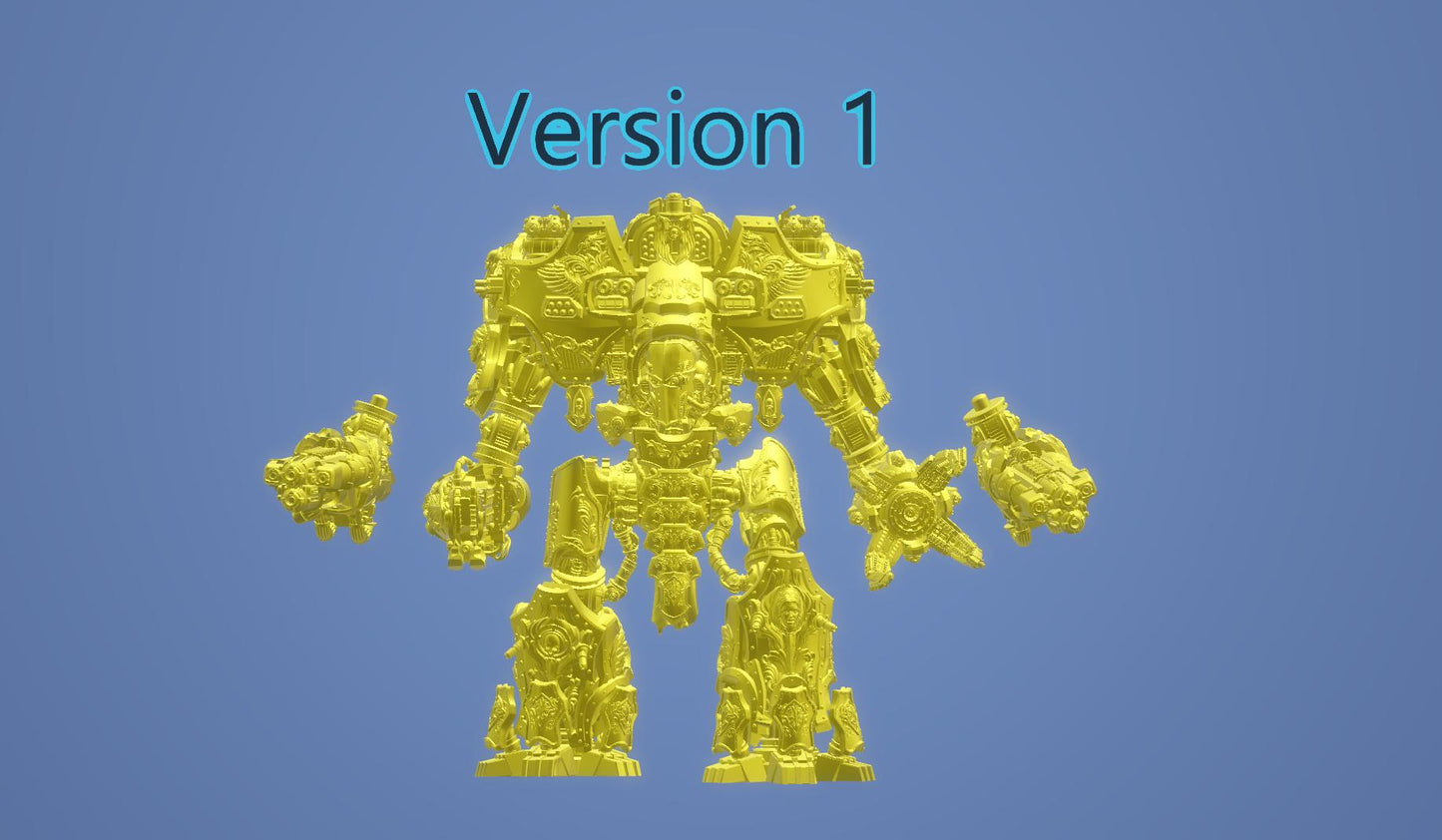 Walking Cathedral by 3DArtGuy 32mm scale, 100mm, 165mm, Miniature War Gaming Figure