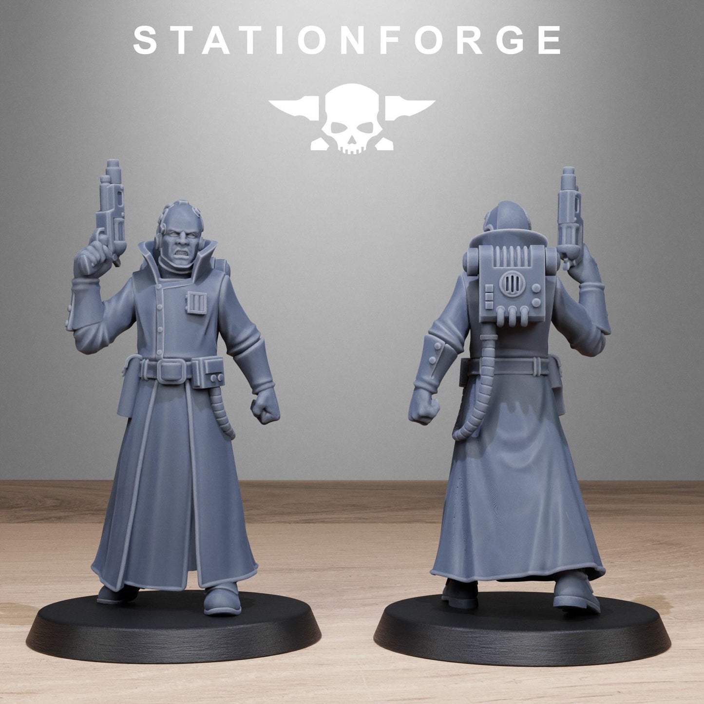 GrimCorp Seers by Station Forge 28/32mm Heroic Scale Miniature, 32mm tall, 10 Units