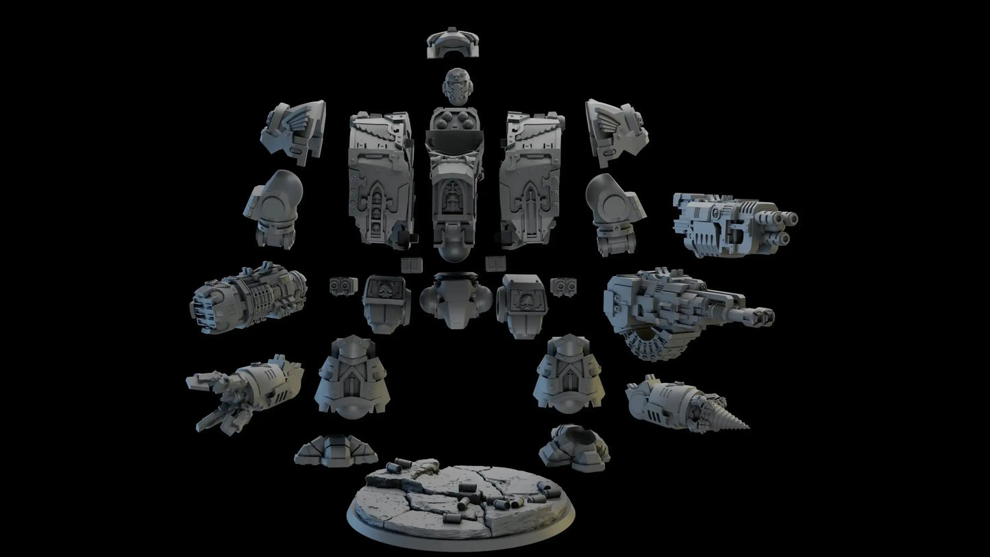 Omega War Hulk by Ghamak Heroic 28mm Scale Miniature, 98mm tall