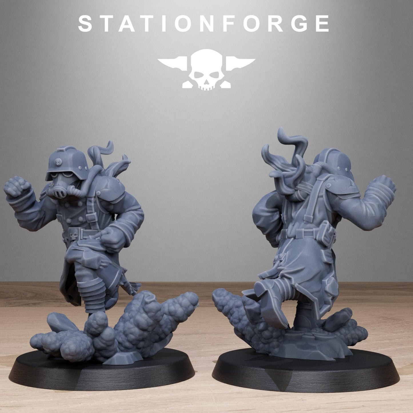 GrimGuard Objective Markers by Station Forge 28mm Heroic Scale Miniature, 10 Markers, Proxy, Grimdark, Sci-Fi, OPR, Trench Crusade
