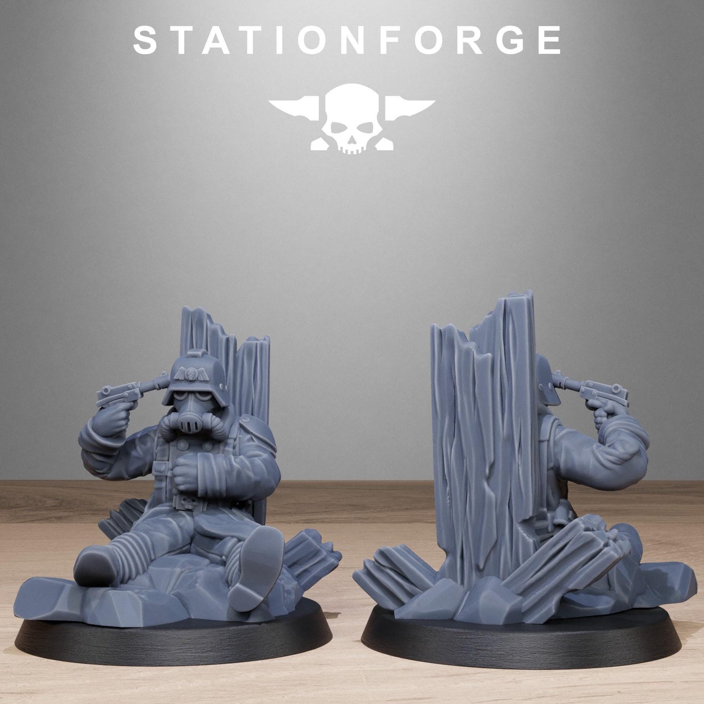 GrimGuard Objective Markers by Station Forge 28mm Heroic Scale Miniature, 10 Markers, Proxy, Grimdark, Sci-Fi, OPR, Trench Crusade