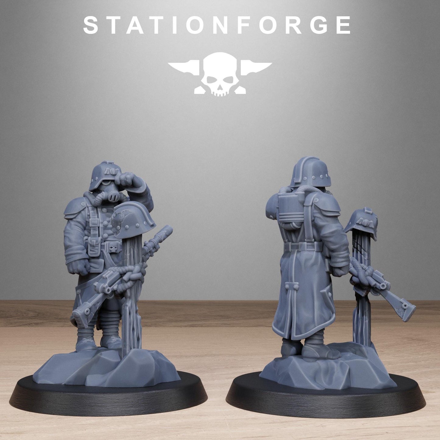 GrimGuard Objective Markers by Station Forge 28mm Heroic Scale Miniature, 10 Markers, Proxy, Grimdark, Sci-Fi, OPR, Trench Crusade