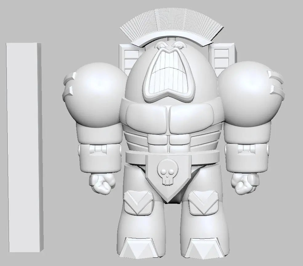 Star Defender Space King by 3DArtGuy 32mm scale, 50mm, Miniature War Gaming Figure, Grim Dark, Space, Proxy, Space King