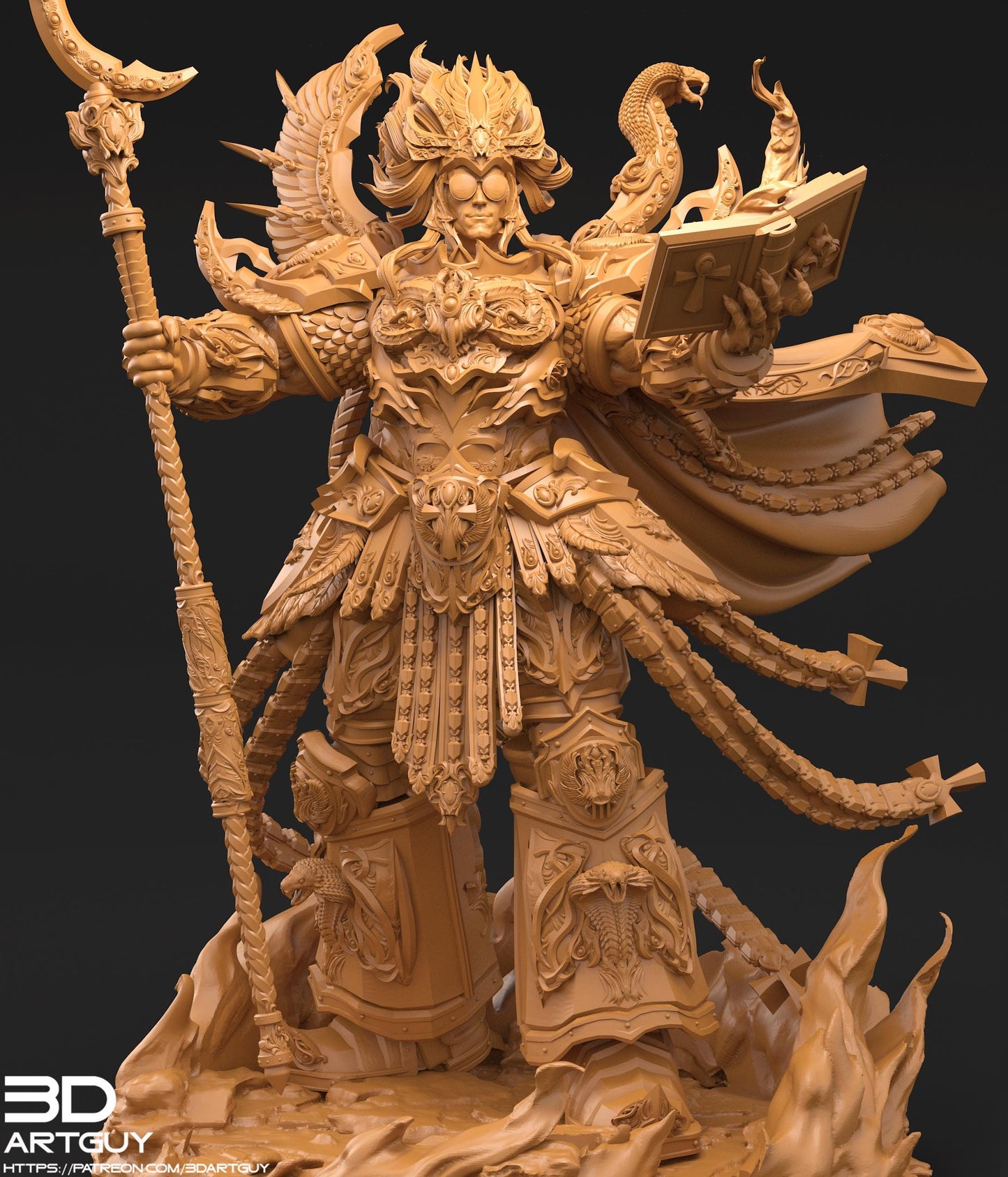 BMG, Big Magical Giant by 3DArtGuy 32mm scale, 50mm or 100mm, Miniature War Gaming Figure