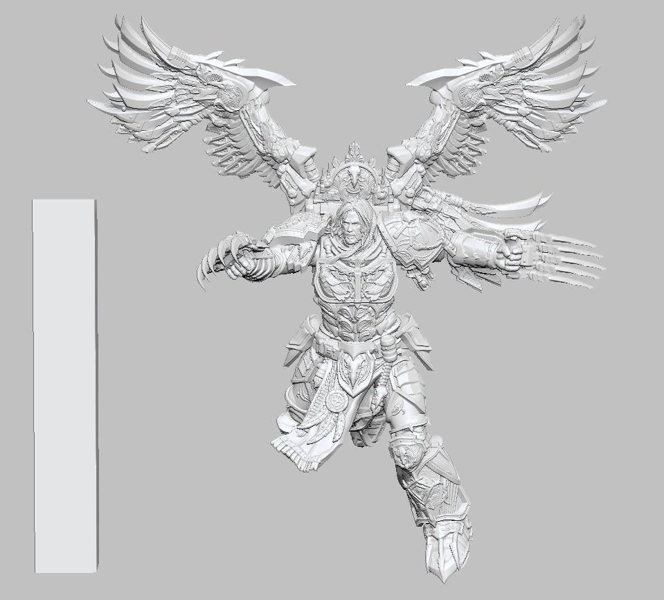Bird Ninja by 3DArtGuy 28/32mm scale, 50mm or 100m Miniature War Gaming Figure