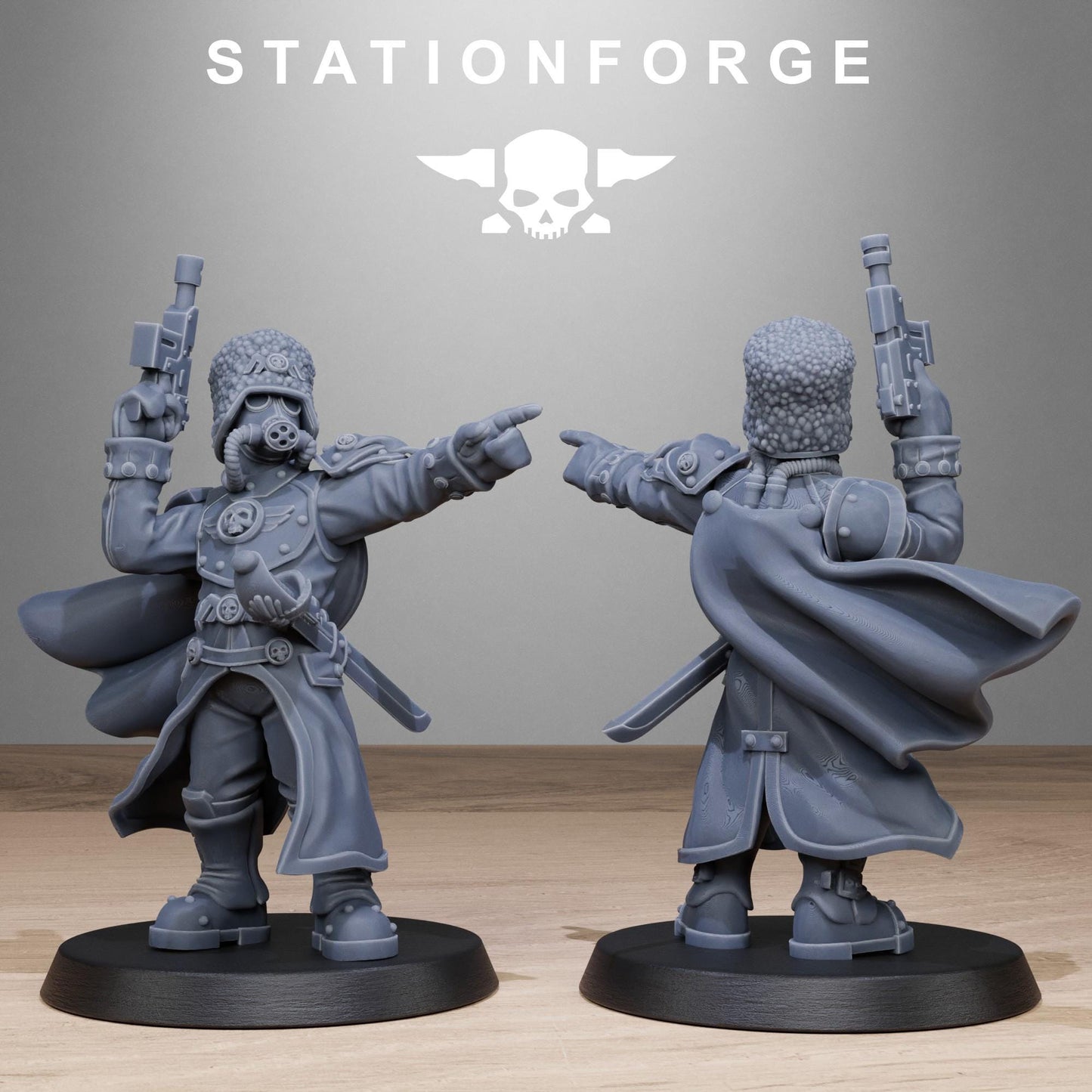 GrimCorp Seers by Station Forge 28mm Heroic Scale Miniature, 32mm tall, 10 Units