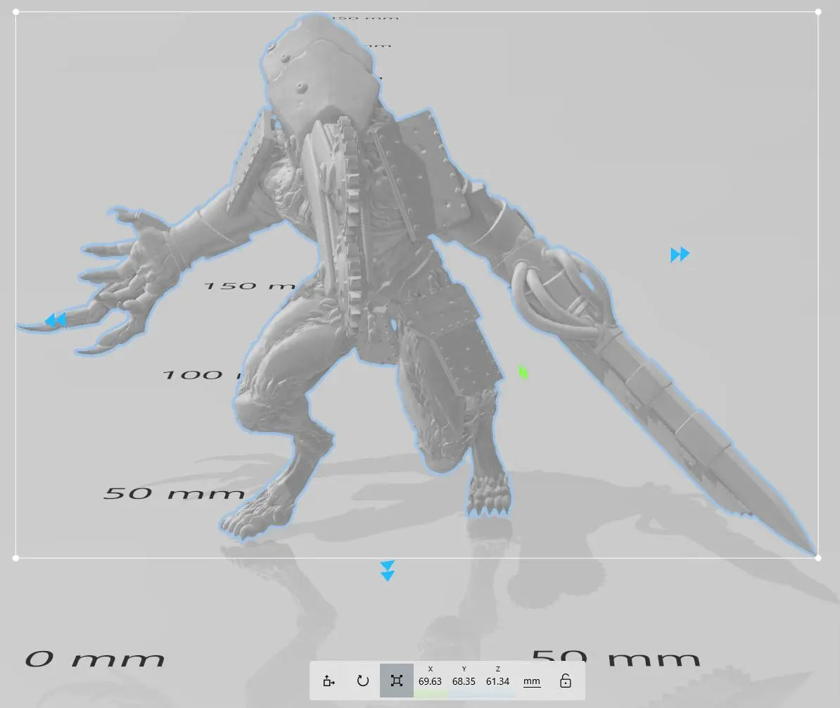 Sampaloc War Wolf by Papsikels Miniature, 60mm Miniature, 32mm Heroic Scale, War Gaming, Proxy, Trench Crusade, Tabletop gaming