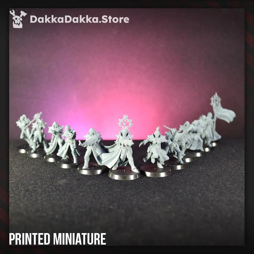 Liquidation Team of Ordine Vendetta by DakkaDakka 28/32mm Heroic Scale Miniature, 32mm tall, 12 Units, Proxy, Grimdark, Sci-Fi, OPR