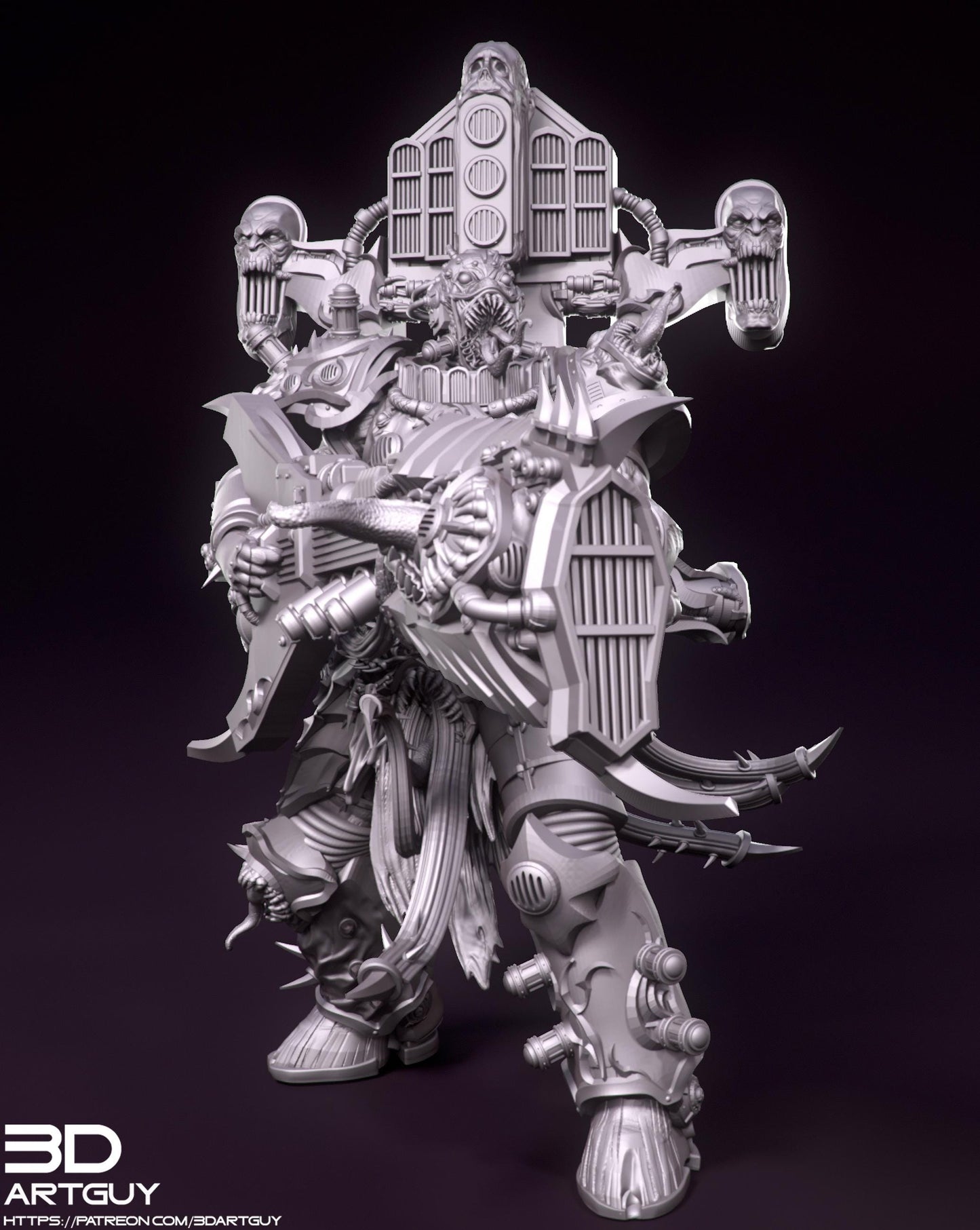 Noisy Junkie by 3DArtGuy 32mm scale, 50mm or 100mm