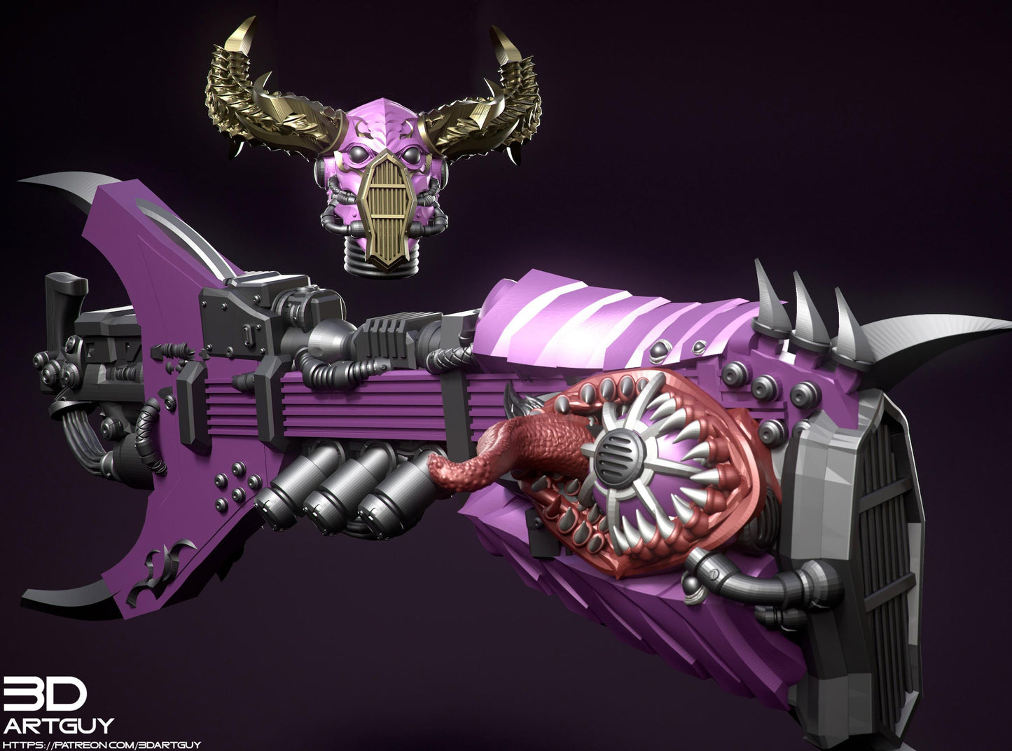 Noisy Junkie by 3DArtGuy 32mm scale, 50mm or 100mm