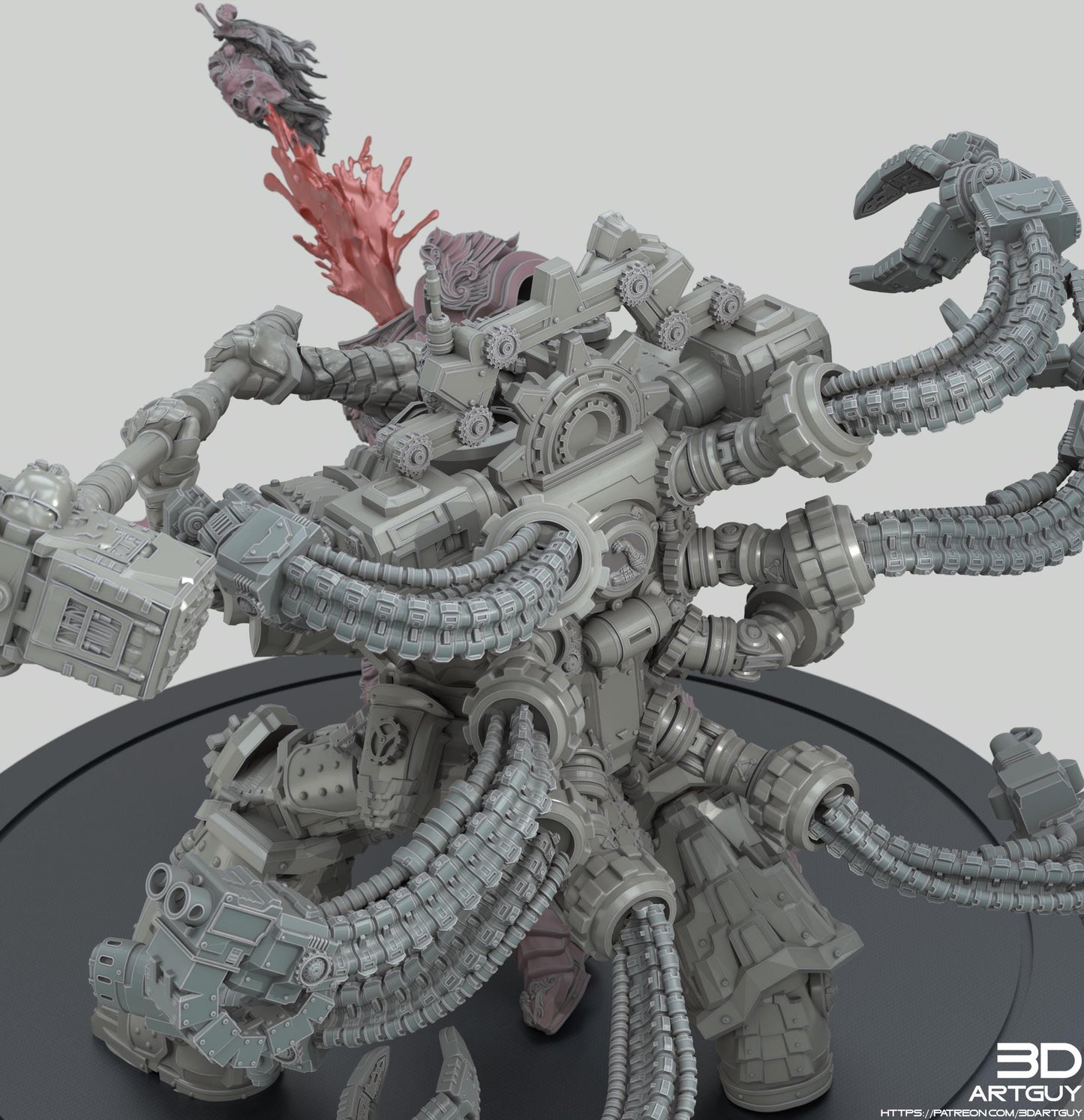 The Relentless One by 3DArtGuy 32mm scale, 50mm or 100mm, Miniature War Gaming Figure