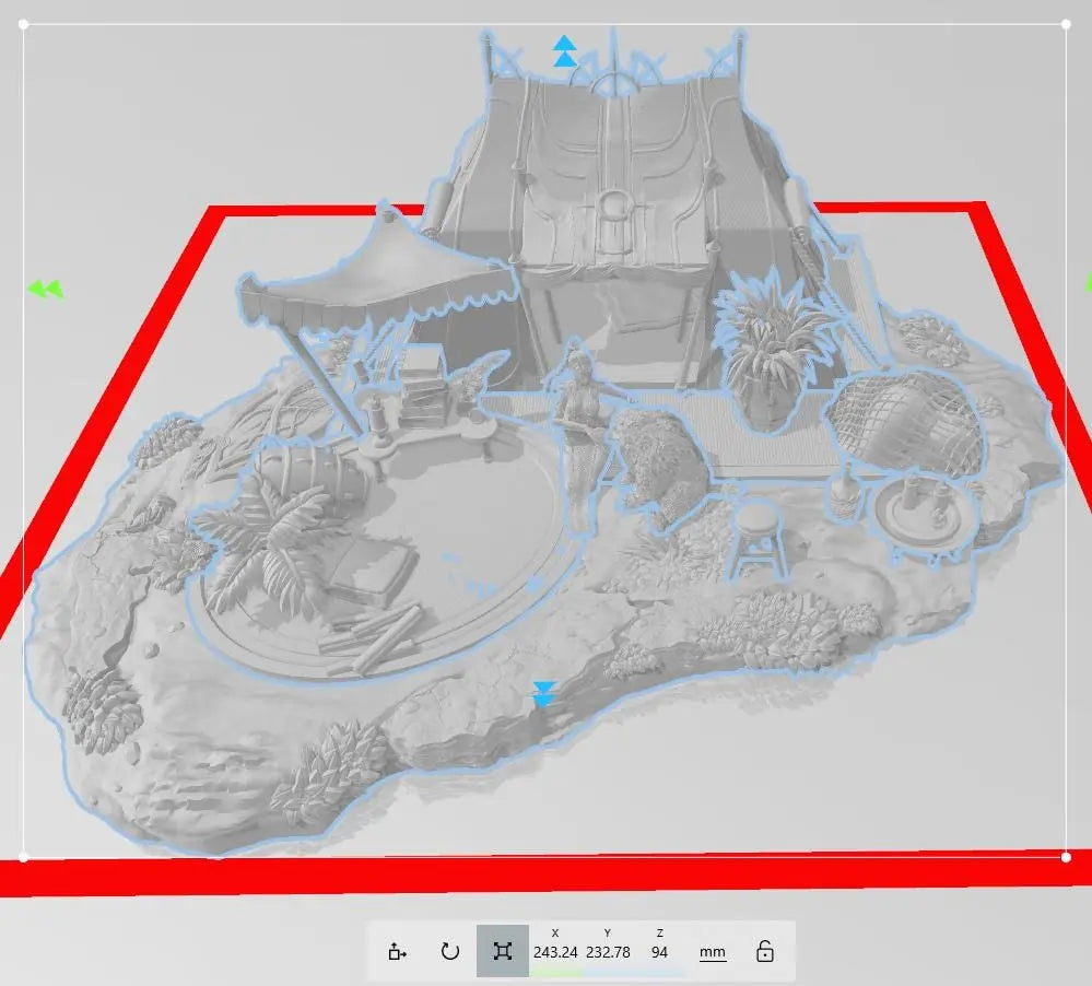 Cleric of Shar or Selûne by 3DArtGuy 32mm scale, 50mm or 100mm, Miniature War Gaming Figure