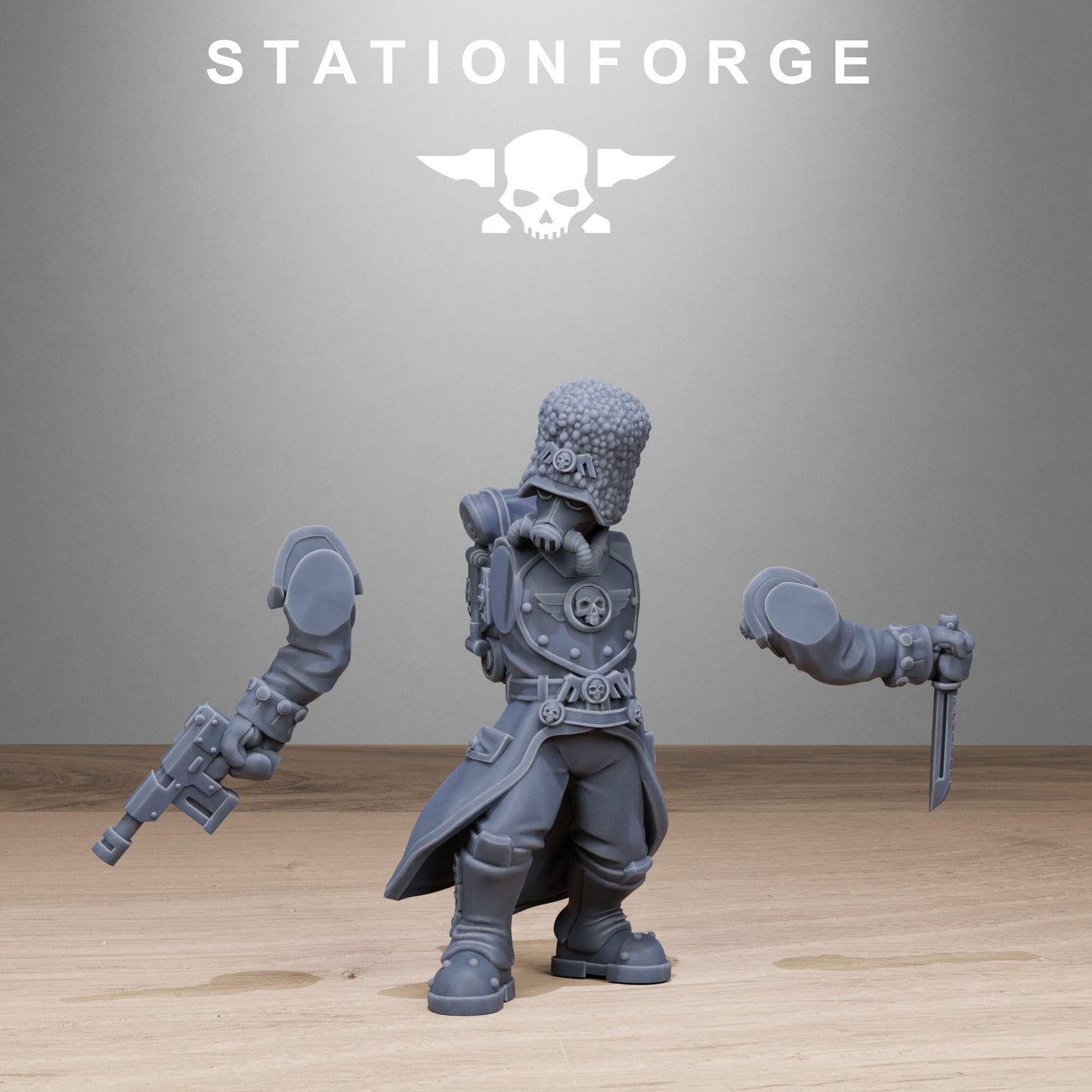 GrimCorp Seers by Station Forge 28mm Heroic Scale Miniature, 32mm tall, 10 Units