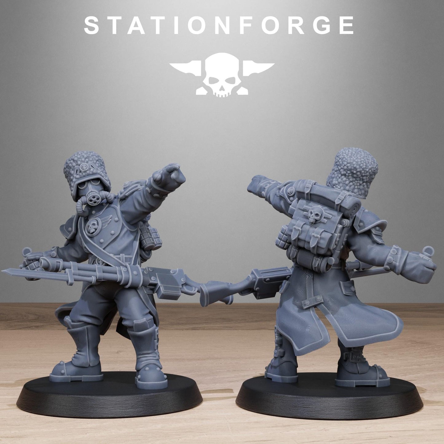 GrimCorp Seers by Station Forge 28mm Heroic Scale Miniature, 32mm tall, 10 Units
