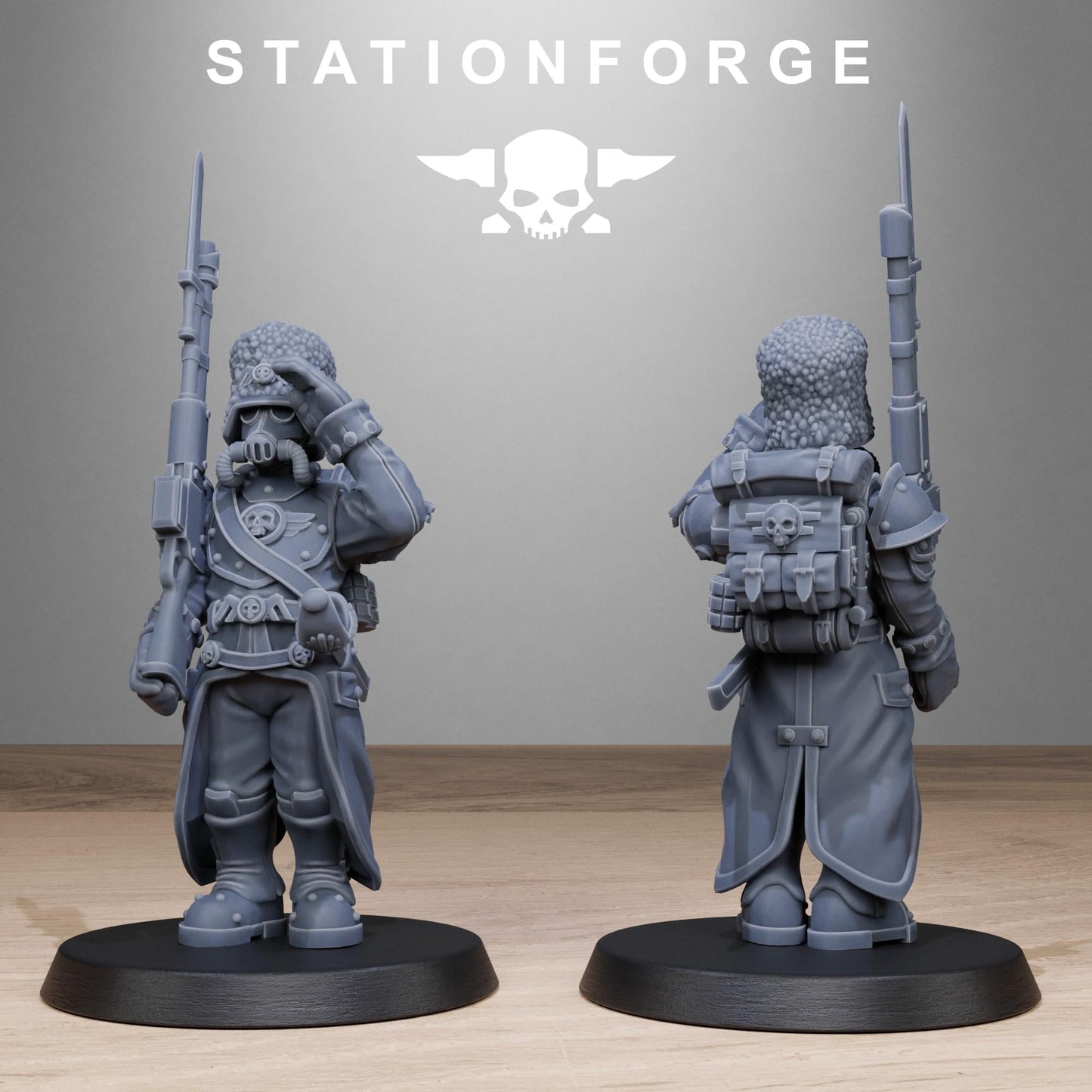 GrimCorp Seers by Station Forge 28mm Heroic Scale Miniature, 32mm tall, 10 Units