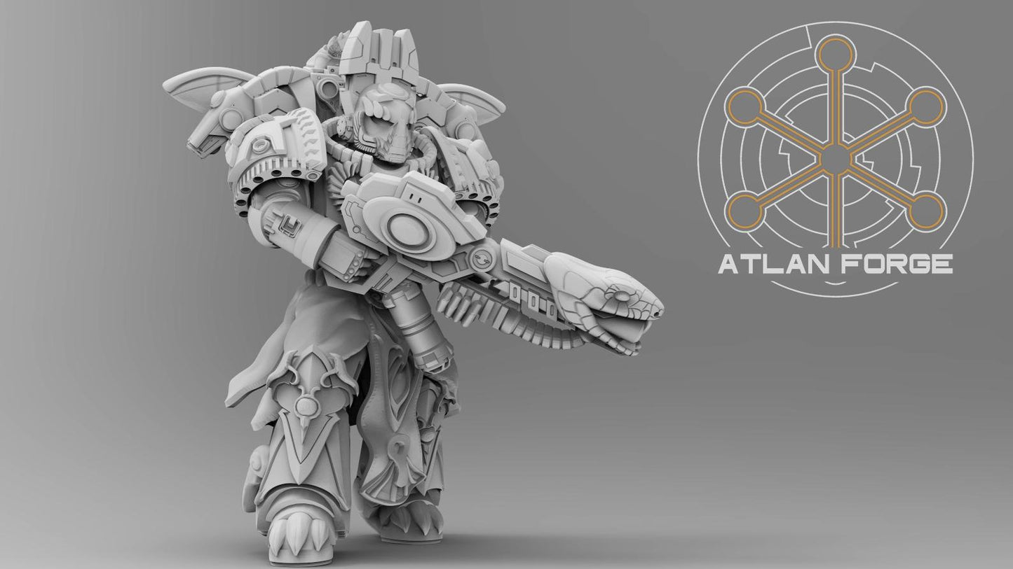 Aegyptian Amenti by Atlan Forge 28/32mm Scale Miniature, 45mm tall